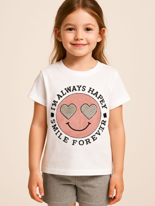 Παιδικο Τ.shirt Για Κοριστι 6-10 Χρονων  Λευκο