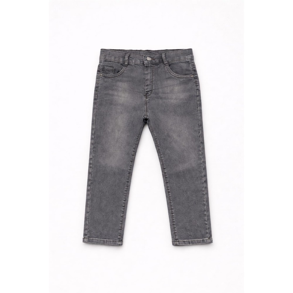 Παιδικό Παντελόνι Τζιν Για Αγόρι 10-13 Χρονών Ανθρακί