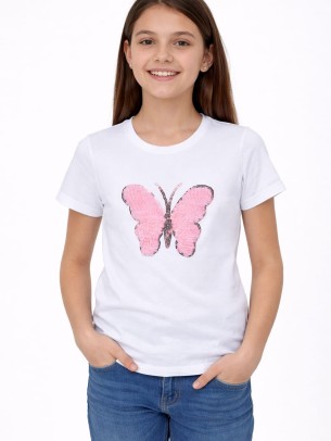 Παιδική Μπλούζα Για Κορίτσι 10-13 Χρονών Λευκό