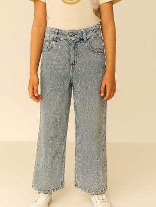 Παιδικο Παντελονι Τζιν Για Κοριτσι 6-10  Χρονων Ανοιχτο Μπλε