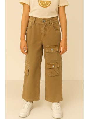 Παιδικο Παντελονι Για Κοριτσι 6-10 Χρονων Καφε