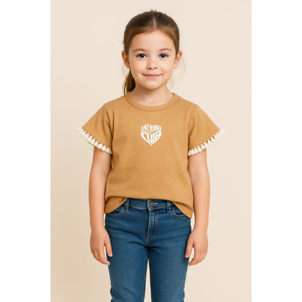 Παιδικο Τ.shirt Για Κοριστι 6-10 Χρονων Καφε