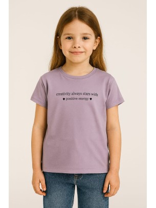 Παιδικο Τ.shirt Για Κοριστι 10-14  Χρονων  Λιλα