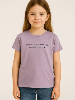 Παιδικο Τ.shirt Για Κοριστι 6-10 Χρονων  Μωβ