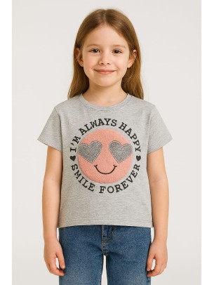 Παιδικο Τ.shirt Για Κοριστι 6-10 Χρονων  ΓΚρι