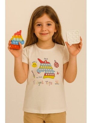 Παιδικο Τ.shirt Για Κοριστι 6-9 Χρονων  Λευκο