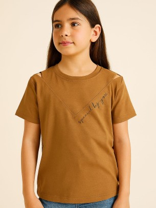 Παιδικο Τ.shirt Για Κοριστι 10-14 Χρονων  Ανοιχτο Καφε