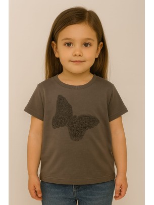 Παιδικο Τ.shirt Για Κοριστι 2-5 Χρονων  Ανθρακι