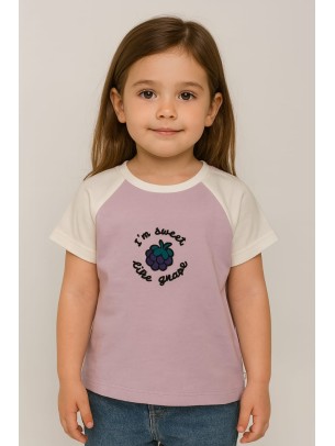 Παιδικο Τ.shirt Για Κοριστι 2-5 Χρονων  Μωβ