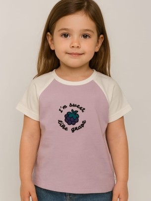 Παιδικο Τ.shirt Για Κοριστι 2-5 Χρονων  Μωβ