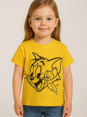 Παιδικο Τ.shirt Για Κοριστι 2-5  Χρονων  Κιτρινο