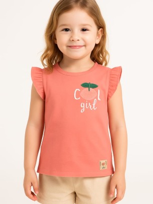 Παιδικο Τ.shirt Για Κοριστι 3-6 Χρονων  Κοραλι