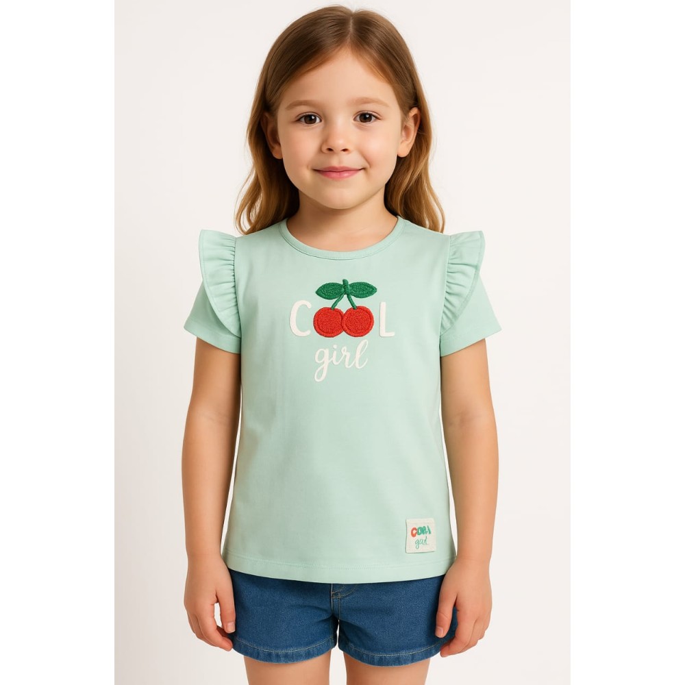 Παιδικο Τ.shirt Για Κοριστι  3-6 Χρονων  Φυστικι