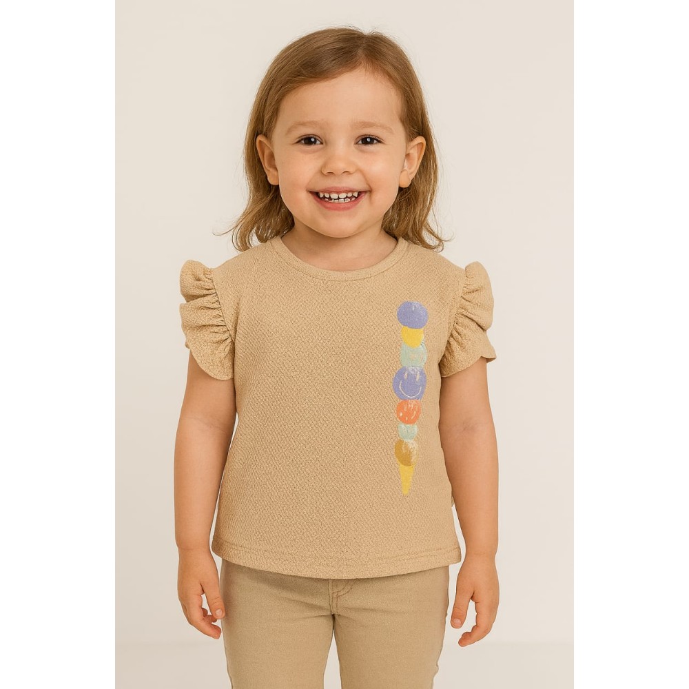 Παιδικο Τ.shirt Για Κοριστι 1-4 Χρονων  Ανοιχτο Σομον