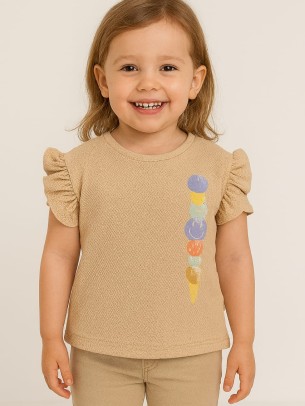 Παιδικο Τ.shirt Για Κοριστι 1-4 Χρονων  Ανοιχτο Σομον