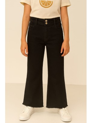 Παιδικο Παντελονι Τζιν Για Κοριτσι 10-15 Χρονων  Μαυρο