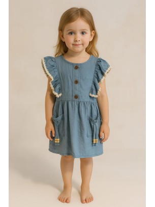Παιδικο Φορεμα  2-5 Χρονων  Μπλε