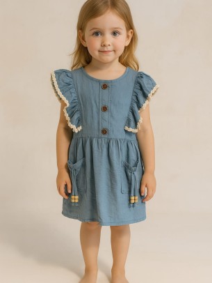 Παιδικο Φορεμα  2-5 Χρονων  Μπλε