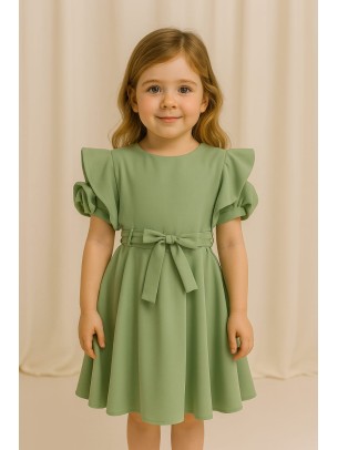 Παιδικο Φορεμα 6-12  Χρονων Φυστικι