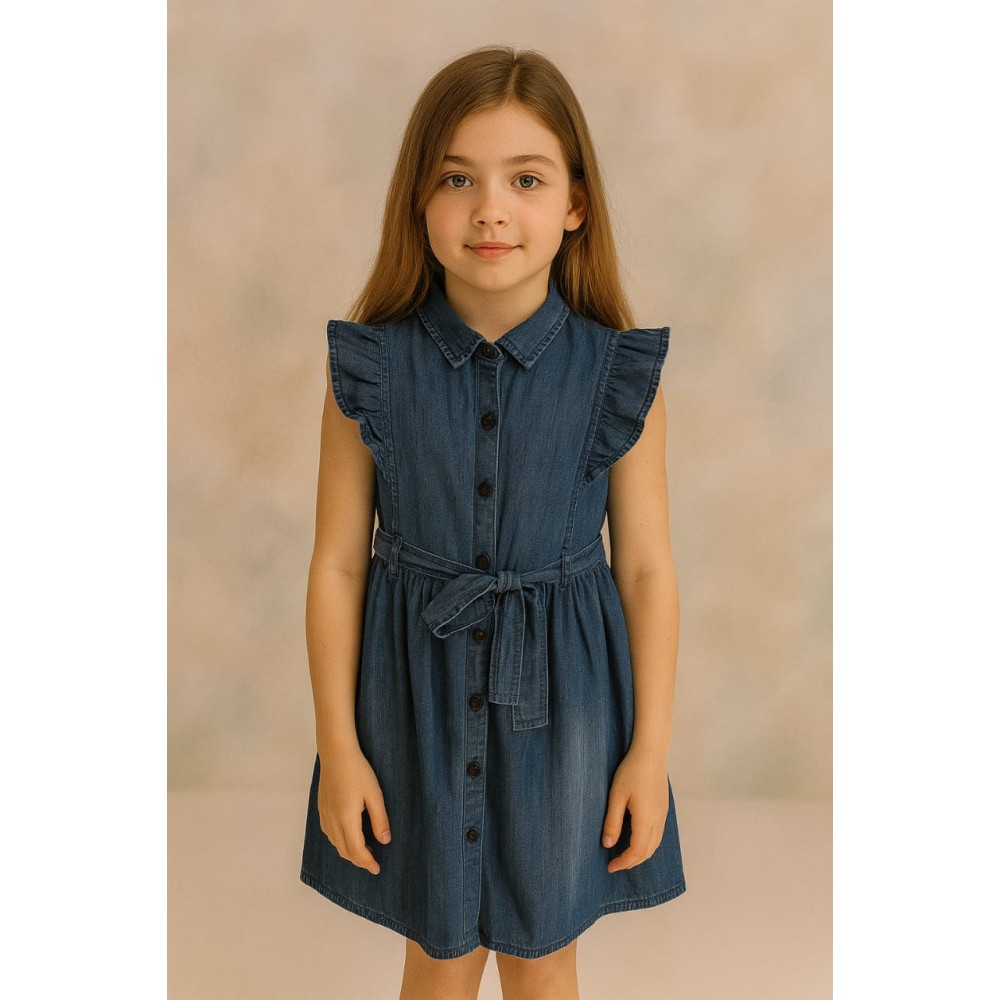 Παιδικο Φορεμα Τζιν 10-13 Χρονων Μπλε
