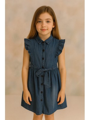 Παιδικο Φορεμα Τζιν 10-13 Χρονων Μπλε