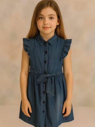 Παιδικο Φορεμα Τζιν 10-13 Χρονων Μπλε