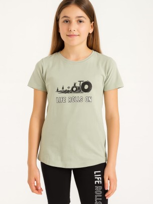 Παιδικο Σετ Για Κοριτσι 10-13 Χρονων Φυστικι - Μαυρο