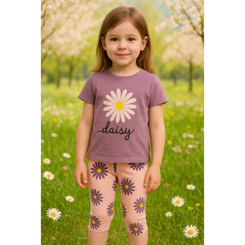 Παιδικο Σετ Για Κοριτσι 4-7 χρονων Μωβ Λιλα