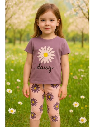 Παιδικο Σετ Για Κοριτσι 4-7 χρονων Μωβ Λιλα