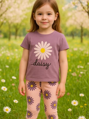 Παιδικο Σετ Για Κοριτσι 4-7 χρονων Μωβ Λιλα