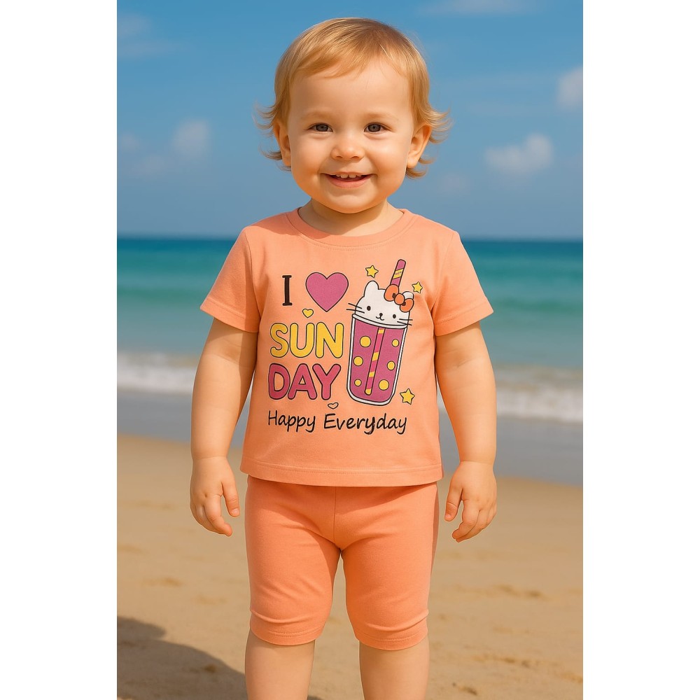 Παιδικο Σετ Για Κοριτσι 3-6 Χρονων  Κοραλι