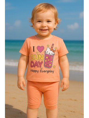 Παιδικο Σετ Για Κοριτσι 3-6 Χρονων  Κοραλι