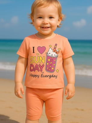 Παιδικο Σετ Για Κοριτσι 3-6 Χρονων  Κοραλι