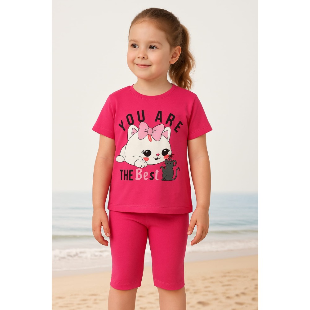 Παιδικο Σετ Για Κοριτσι 4-7 Χρονων  Φουξια