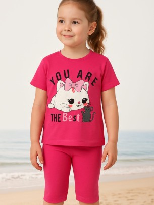 Παιδικο Σετ Για Κοριτσι 4-7 Χρονων  Φουξια