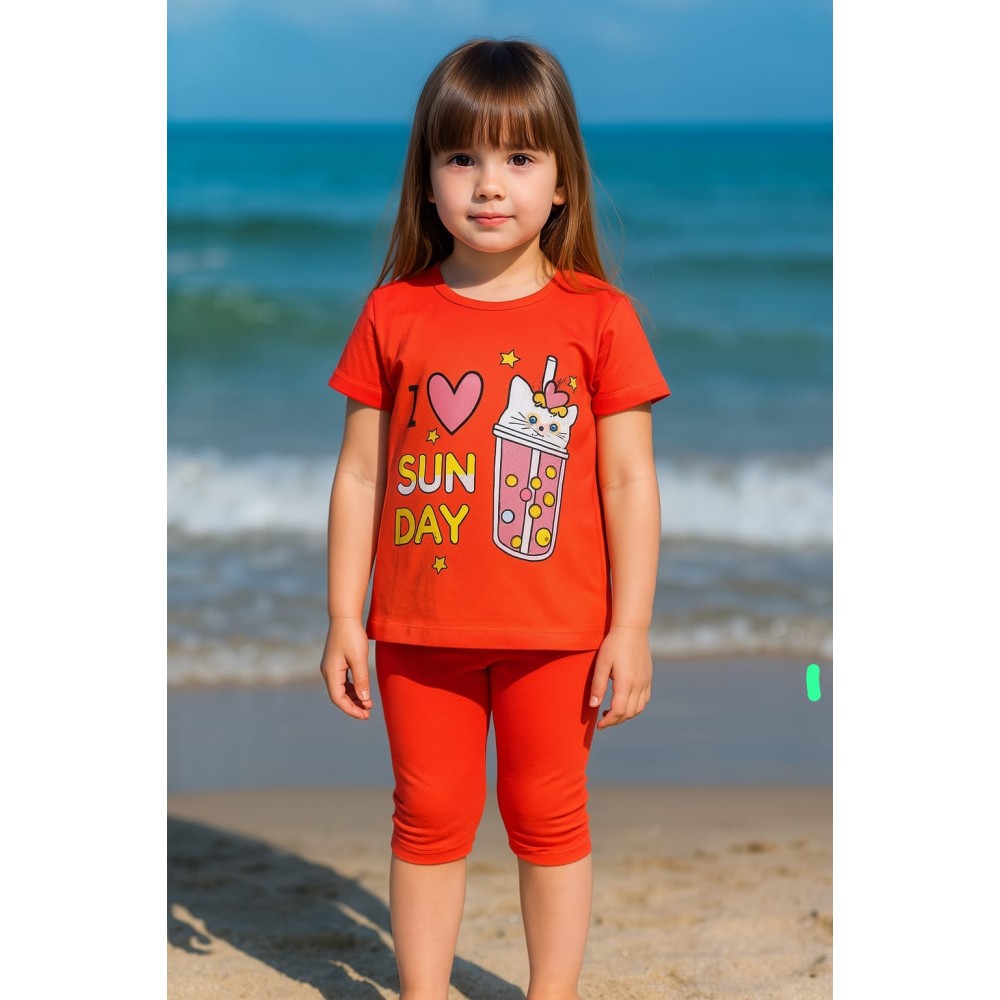 Παιδικο Σετ Για Κοριτσι 3-6 Χρονων Ανοιχτο Κεραμιδι