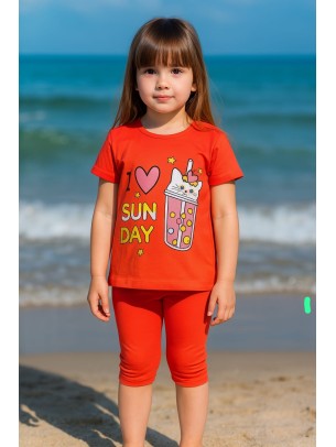 Παιδικο Σετ Για Κοριτσι 3-6 Χρονων Ανοιχτο Κεραμιδι