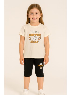 Παιδικο Σετ Για Κοριτσι 6-9 Χρονων Λευκο-Μαυρο