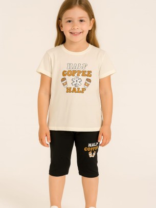 Παιδικο Σετ Για Κοριτσι 6-9 Χρονων Λευκο-Μαυρο