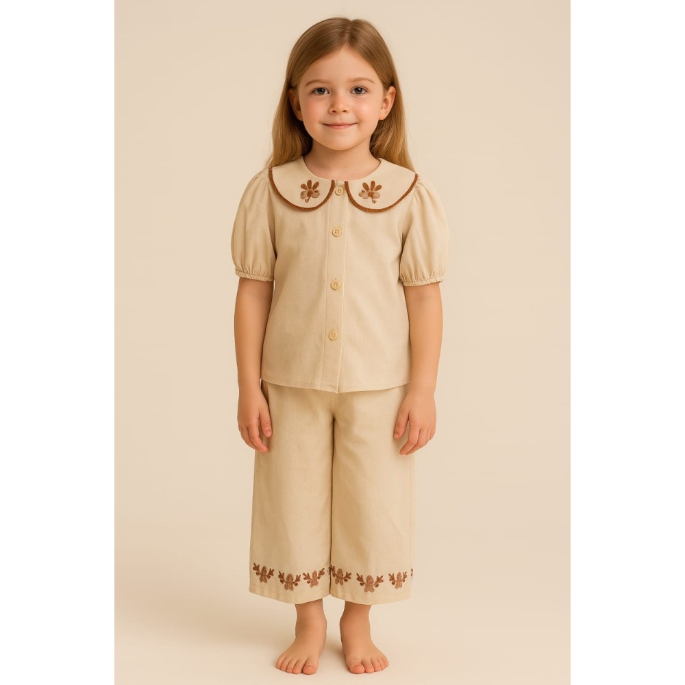 Παιδικο Σετ Για Κοριτσι 3-6 Χρονων Μπεζ-Καφε