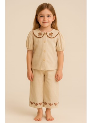 Παιδικο Σετ Για Κοριτσι 3-6 Χρονων Μπεζ-Καφε
