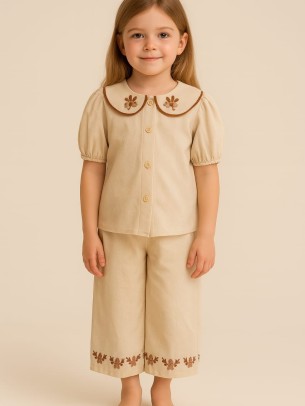 Παιδικο Σετ Για Κοριτσι 3-6 Χρονων Μπεζ-Καφε