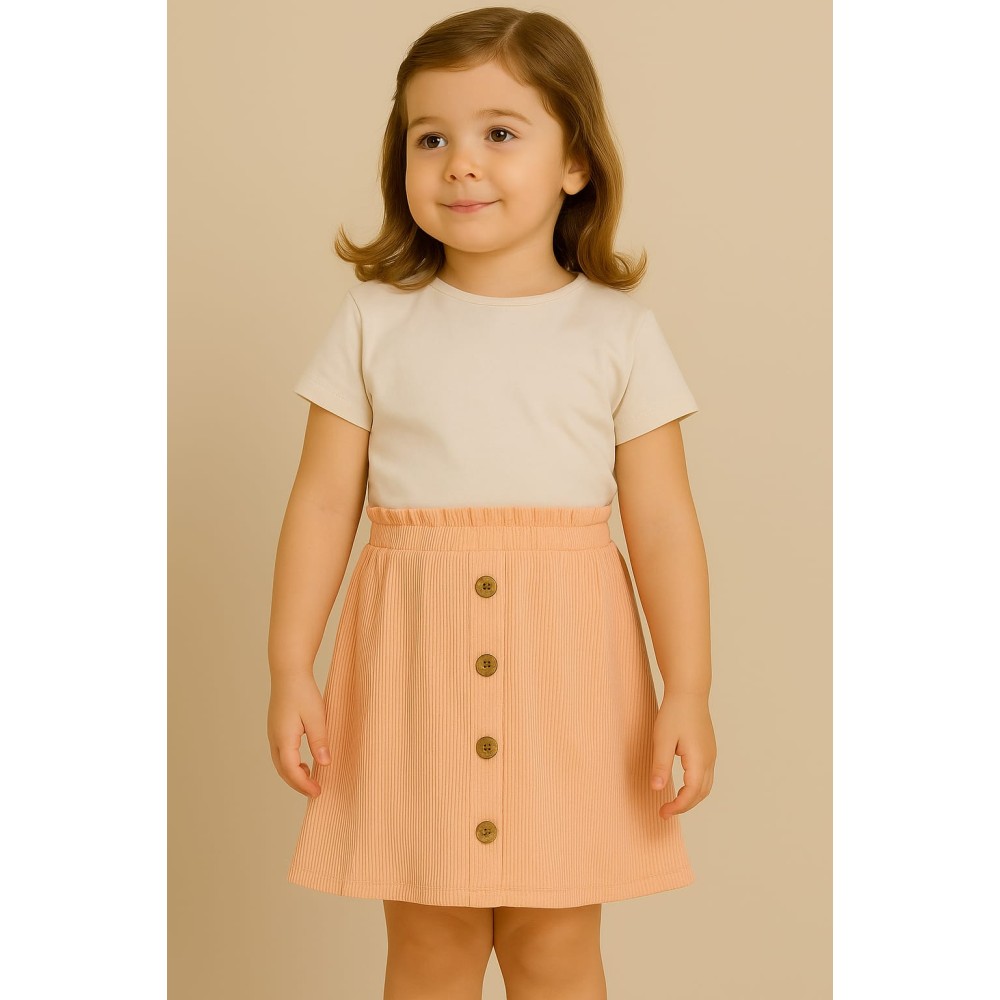 Παιδικη Φουστα 2-5 Χρονων Πουδρα
