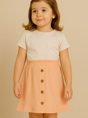 Παιδικη Φουστα 2-5 Χρονων Πουδρα