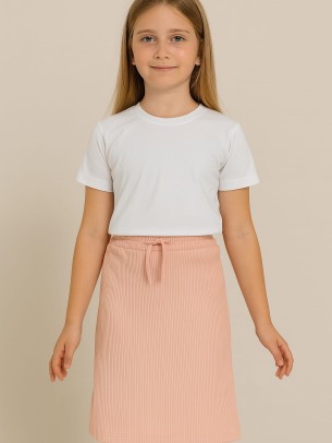 Παιδικη Φουστα 10-13 Χρονων Πουδρα