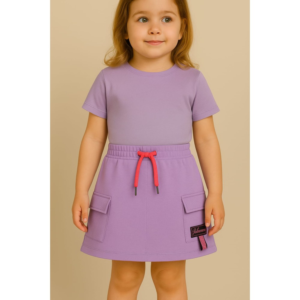 Παιδικη Φουστα 2-5 Χρονων Λιλα