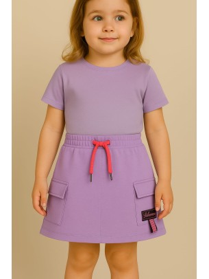 Παιδικη Φουστα 2-5 Χρονων Λιλα