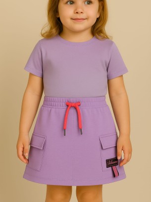 Παιδικη Φουστα 2-5 Χρονων Λιλα