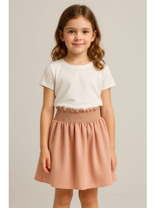 Παιδικη Φουστα 6-9  Χρονων Πουδρα