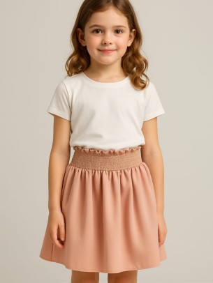 Παιδικη Φουστα 6-9  Χρονων Πουδρα